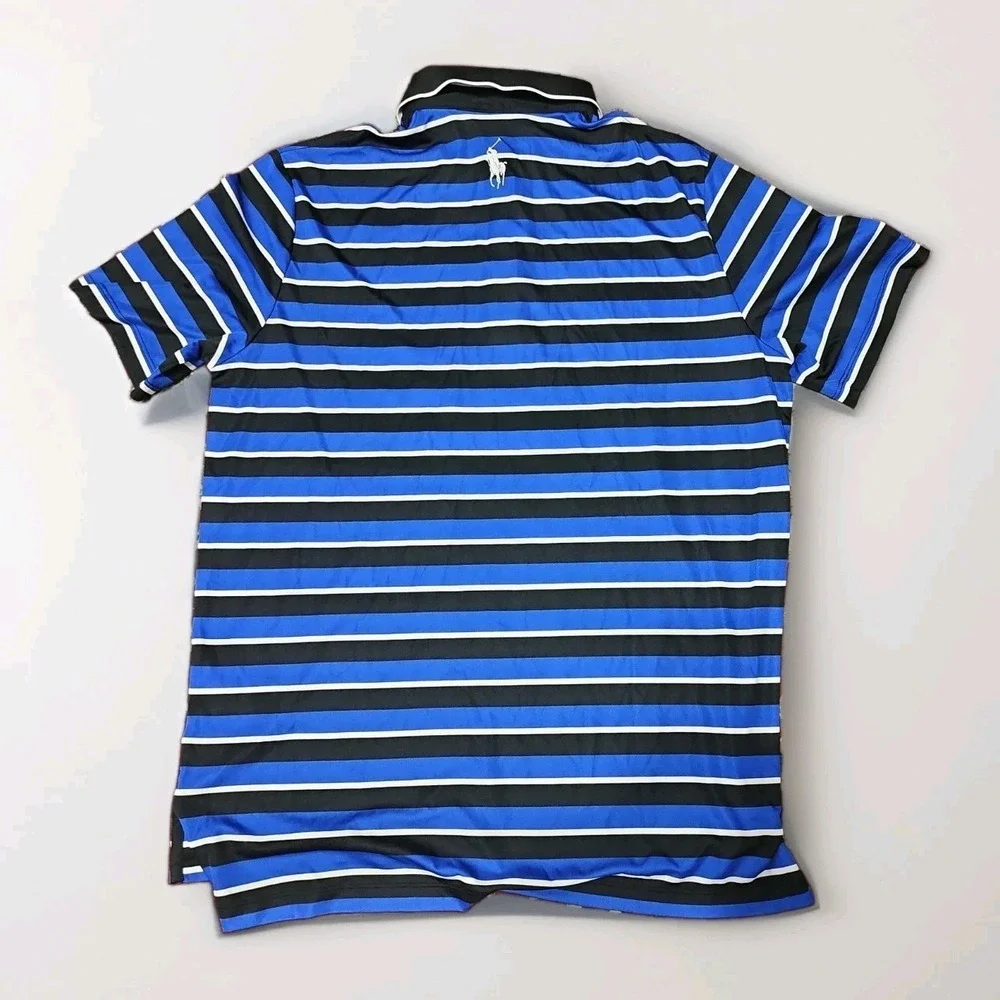 Mens official Polo Ralph Lauren striped golf polo 2019 PGA Championship Large
